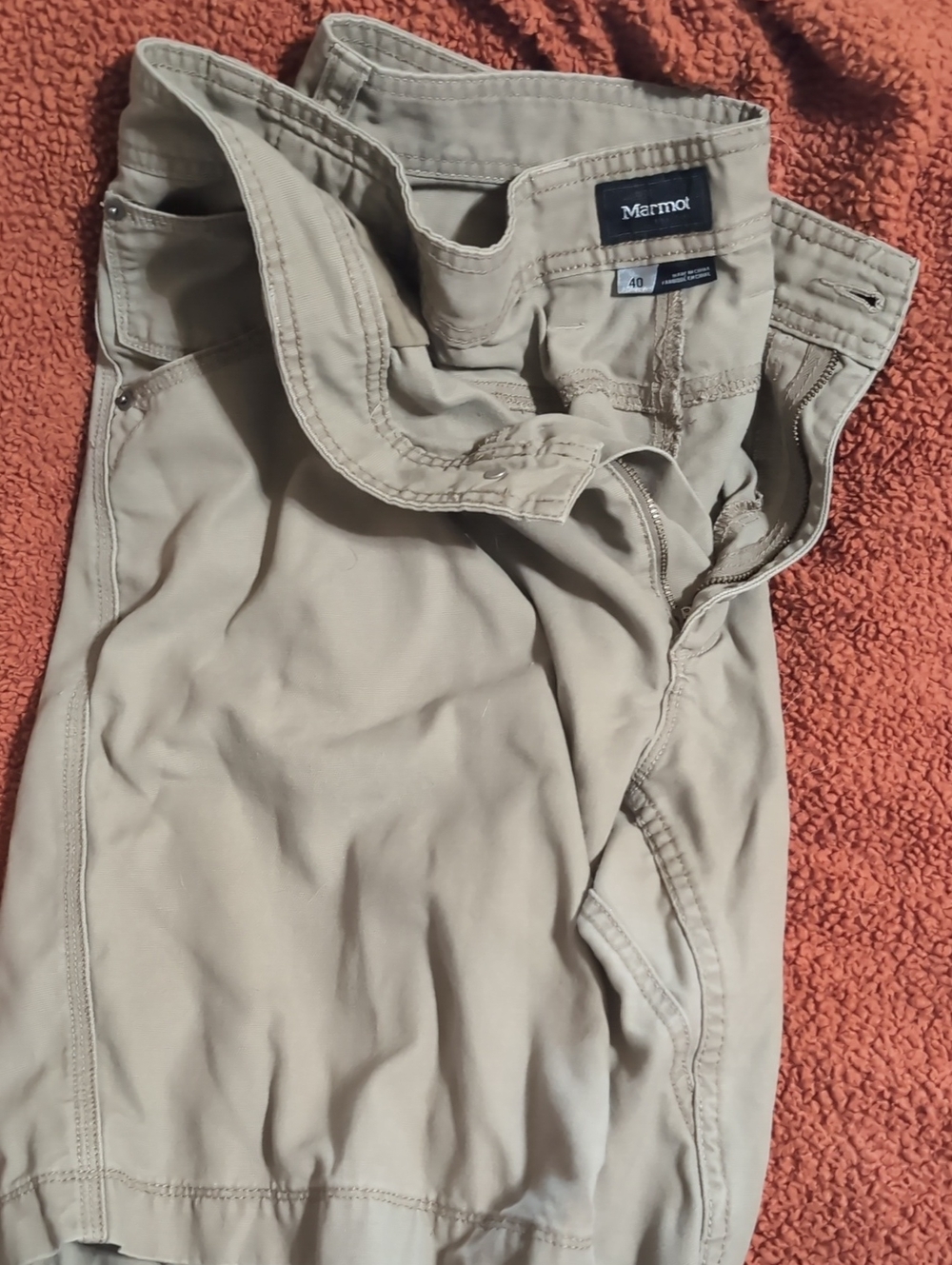 Marmot Men's Tan Chino Pants